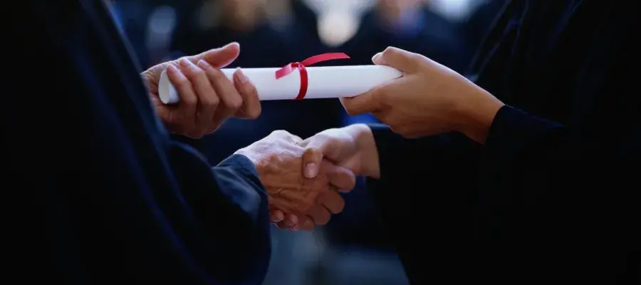 Handshake over fellowship acceptance