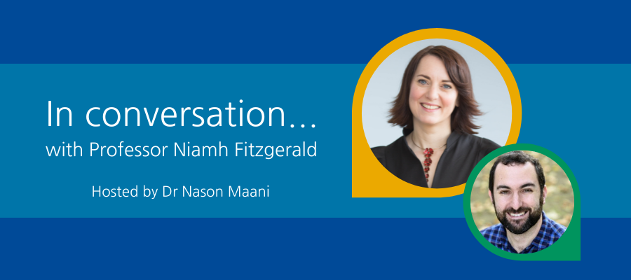 In conversation with Professor Niamh Fitzgerald event banner
