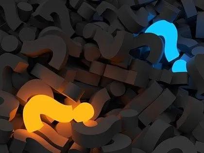 pile of question marks